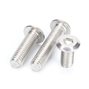 Tornillos de máquina de cabeza plana de acero DIN967 JIS GR5 con rosca gruesa, zincados en blanco, con ranura cruzada y arandela, fijaciones métricas y en pulgadas - Product Image 5