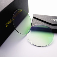 EXIA-gafas de sol fotocromáticas X2B, lentes grises, SHMC, Base 2 AR, revestimiento azul, Color verde degradado, CR39, UV400