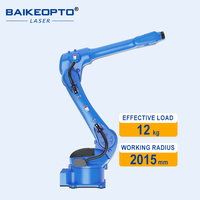 2015mm 12kg Brazo robótico de 6 ejes programable de alto costo efectivo para soldadura