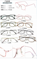 Offre Spéciale nouveau à la mode Super léger TR montures de lunettes Transparent léger lunettes unisexe montures de lunettes titane Temple