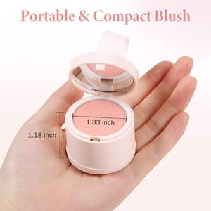 Poudre de blush cuite mate hautement pigmentée de couleur unique <span class=keywords><strong>pour</strong></span> un maquillage naturel du visage qui complète facilement le teint de la peau - Product Image 6