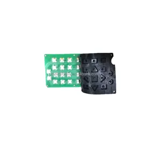 Metal Dome Silicone Rubber Keypad Pcb Circuit Board Screen Printing Silicone Rubber Keypad Silicone Rubber Power Button