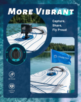 Vente en gros de planches de paddle gonflables en matériau Drop Stitch, planches de surf ITAOSTAR 12'x35"x6"