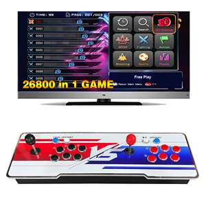 1ヴィンテージゲーム電子ゲームハンドルアーケードゲーム機でアーケードボックス26800工場ホット販売