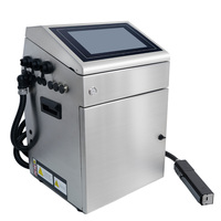 Machine de codage DOCOD CIJ C1000, imprimante jet d'encre à petits caractères, corps en acier inoxydable 304 pour le codage de la date de production des flacons cosmétiques
