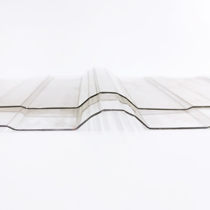 Feuilles de toit en plastique ondulées, blanc, transparent, résistant au feu, matériau de toit d'extérieur pour serre - Product Image 6