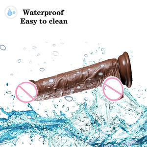 قضيب جلد الديك انزلاق القلفة قضبان اصطناعية ضخمة مع كوب شفط ألعاب جنسية للاستمناء للإناث للمرأة - Product Image 2