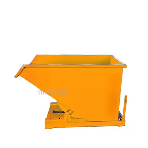 Op Maat Gemaakte Outdoor Recycling Stapelbare Heftruck Skip Bin Verdikte Metalen Afvalcontainer