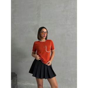 Faldas para Mujer Topshow al por Mayor con Diseño de Puntada de Pastor - Product Image 4