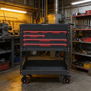 Carrito <span class=keywords><strong>de</strong></span> Herramientas para Mecánico <span class=keywords><strong>de</strong></span> Taller, Caja <span class=keywords><strong>de</strong></span> Herramientas <span class=keywords><strong>con</strong></span> <span class=keywords><strong>Ruedas</strong></span> - Product Image 6