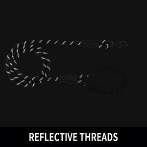 Fast Delivery Rope Dog Leash 6 FT with Comfortable <b>Padded</b> Handle Highly Reflective Threads Dog Leash for Medium Large Dogs Leach - Product Image 5