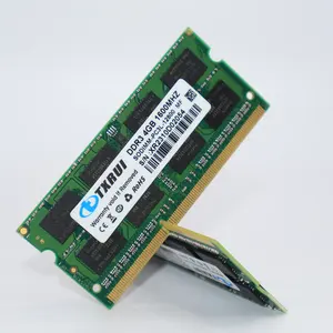 Özelleştirmek marka DDR3 4GB 1600MHZ Ram bellek 1.5V 1.35V Laptop Memoria Sodimm orijinal marka yonga seti DDR3 4GB 8 GB Ram bellek