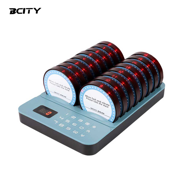 Wireless Restaurant Pager System for Efficient Queue Management and Waiter Calling System Ultra-long Distance of 500 Meters