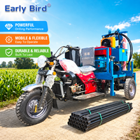 Machine de forage professionnelle pour puits d'eau, profondeur 200m, prix usine, prête à être expédiée