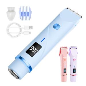 Depiladora Rotativa Pequeña con Cuchilla Ancha para Grandes Áreas, Recortadora de Vello Corporal, Carga Rápida Tipo-C, Depiladora para Bikini, Precio de Fábrica - Product Image 4