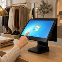 Mesin POS Layar Sentuh I5 Single Screen Kasir Supermarket Toko Retail Kafe Bar Meja Kasir Windows