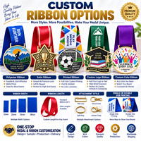 Médaille personnalisée en émail souple 3D avec logo sur mesure pour récompenses sportives, événements scolaires, clubs et compétitions, avec ruban et remplissage couleur