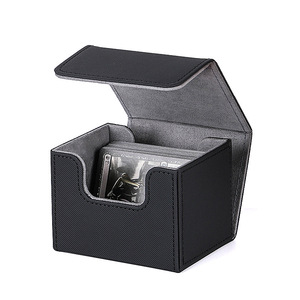Pu Leder Card Deck Mtg Booster Box Tcg Benutzer definierte Holo Original <span class=keywords><strong>PokiMon</strong></span> Sammel karte Deck Box Zubehör - Product Image 2