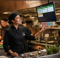 Clavier programmable USB à 20 touches pour système d'affichage de cuisine, boîtier anti-poussière/étanche, plus de 1M d'activations pour la restauration