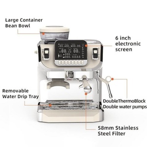 Máquina Automática de Café de Una Sola Porción de Alto Rendimiento con Pantalla, Molinillo de Granos de Café, Caldera de Acero Inoxidable - Product Image 6