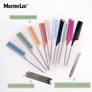 Accessori per parrucchieri colorati in lega di ABS per casa da parrucchiere in acciaio inossidabile pettine preciso per capelli - Product Image 3