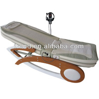 Lit de massage de thérapie thermique avec partie de jambe de pétrissage Airbag et rouleau de jade arrière pour presse et techniques de pétrissage