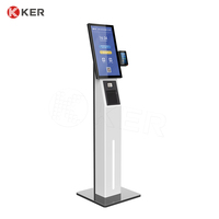 Kiosque de tickets multifonctionnel SelfService Intégration des paiements par écran tactile SDK Android/Windows QR Code Impression à grande vitesse