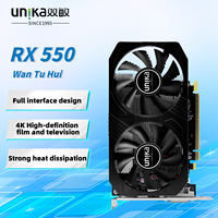 Brand New UNIKA Radeon RX 550 4GD5 V2 GRAPHICS CARD,WAN TU HUI,Factory Price,GAMING Graphics Card