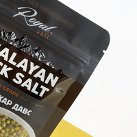 Sachet Doypack en gros pour sel noir de l'Himalaya, imprimé sur mesure, avec fermeture éclair, qualité alimentaire, pour emballage d'épices