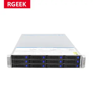 RGeek 2U机架式12托架硬盘热插拔服务器机箱，用于云存储服务器