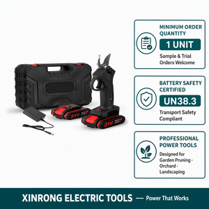 Sécateur électrique sans fil 21V, sécateur au lithium, capacité de coupe de 25 mm, <span class=keywords><strong>kit</strong></span> d'outils de jardinage et d'orchardage alimenté par batterie - Product Image 2