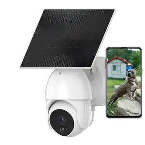 공장 판매 야외 태양 카메라 4G SIM 와이파이 무선 보안 분리형 캠 배터리 CCTV 비디오 감시 스마트 모니터