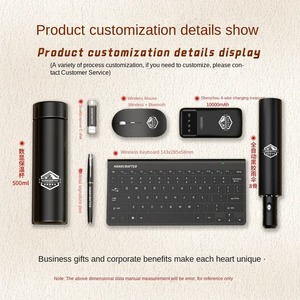Juego de regalos de empresa con logotipo personalizado para la reunión del evento de apertura de la empresa Recuerdo perfecto para productos de oficina promocionales de Navidad - Product Image 2