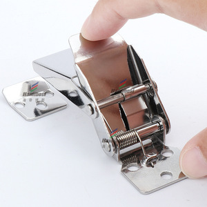 Haidibosi 304 Stainless Steel Concealed Box Buckle Cabinet <b>Door</b> Lock <b>Spring</b> Hook - Product Image 2