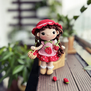 Poupées Amigurumi Princesse au Crochet Faites à la Main, Adorables Jouets en Peluche, Animaux en Peluche Doux pour Filles, Enfants, Cadeau de Naissance à Collectionner - Product Image 6
