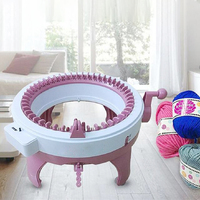 Machine à tricoter en plastique, tissage, bricolage, écharpe, chapeau, chaussette, machine à tricoter pour enfants et adultes