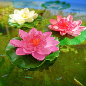 Décoration Flottante de <span class=keywords><strong>Nénuphar</strong></span> Lotus Artificiel <span class=keywords><strong>pour</strong></span> <span class=keywords><strong>Aquarium</strong></span>, Bassin à Poissons, et Aquascaping - Accessoires - Product Image 2