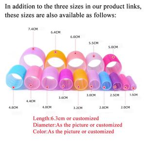 Juego de Rulos para el Cabello sin Calor, Personalizados, al por Mayor, Herramientas de Peluquería DIY, Rulos Autoadherentes para Mujeres - Product Image 4