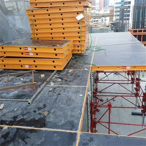 Tecon Lempengan Panel Aluminium Formwork Bentuk Bangunan Beton dengan Konstruksi Kayu Lapis Birch Seperti Topec Skydeck Green Formwork