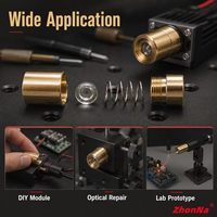 ZhonNa 6x9mm Brass Laser Diode Housing 5.6mm TO-18 Spring Collimating Lens Holder for Optical Instrument Tool Accessory 1Pcs DIY