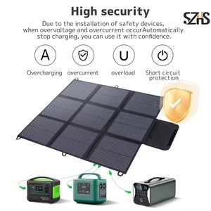 Portable 200 <strong>Watt</strong> Foldable IP65 Waterproof <strong>Solar</strong> <strong>Panel</strong> 23% High Efficiency Flexible USB-C/QC/PD Fast Charging Cable - Product Image 4