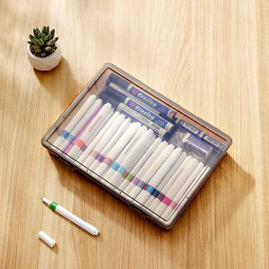 ที่เก็บเอกสาร A4 แบบตั้งโต๊ะ ทรงสี่เหลี่ยมผืนผ้า พร้อมฝาปิด สำหรับจัดเก็บเอกสารที่บ้านและสำนักงาน ดีไซน์ป้องกันฝุ่น - Product Image 3