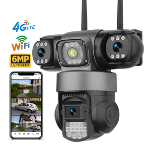 Outdoor Waterproof 6MP 3K 4G <strong>Network</strong> <strong>Camera</strong> Three Lens V380 Pro Cctv <strong>Camera</strong> Two Way Audio Auto Tracking Wifi <strong>Security</strong> <strong>Camera</strong> - Product Image 1