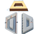 Stampo per Blocchi di Cemento Cavi Riutilizzabile in Plastica per Costruzione e Produzione di Mattoni - Product Image 2