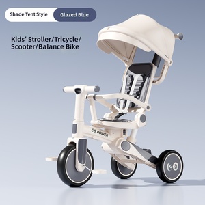 Tricycles et vélos à pédales pour enfants de 1 à <span class=keywords><strong>6</strong></span> ans, poussettes, vélos à pédales pour enfants pouvant être utilisés à la poussée, à la conduite ou à l'assise. - Product Image 3