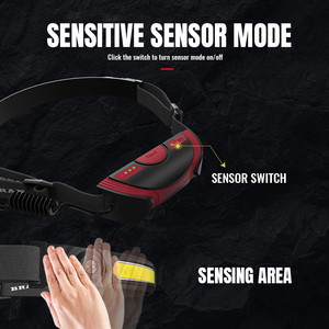 Công suất cao <span class=keywords><strong>Led</strong></span> Đèn Pha 3 chế độ cắm trại đầu <span class=keywords><strong>Torch</strong></span> & đèn lồng sạc phía trước đầu đèn với ngọn đuốc & đèn lồng chế độ - Product Image 3