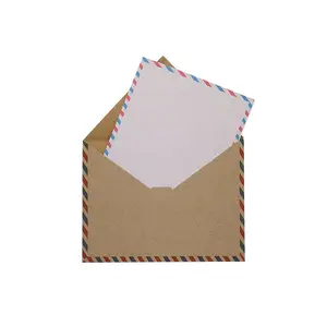 Individueller Großhandel-Bogenformat B5 B6 Dokumentumschlag Papierspender Karton Kraftpapierumschlag mit individuellem Logo