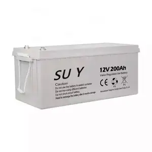 Chine Batterie rechargeable à gel solaire à cycle profond 12V 250Ah 200Ah 100Ah Batterie plomb-acide Agm Varta gel Fabricants