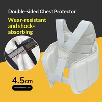 Protège-poitrine de karaté et taekwondo, protection corporelle absorbant les chocs pour l'entraînement et la compétition en arts martiaux