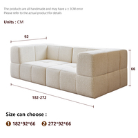 Juego de Sofás de Compresión China Master Furniture para Sala de Estar Muebles Empacados al Vacío Sofá Nube Comprimido Modular en Caja para el Hogar